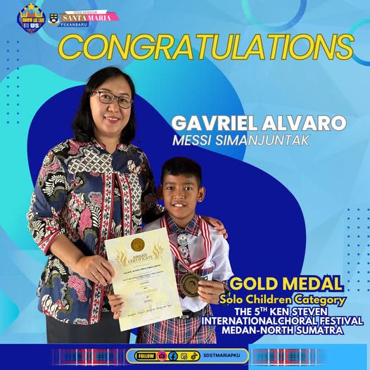 Gold Medal in Choral Festival Gold Medal in Choral Festival