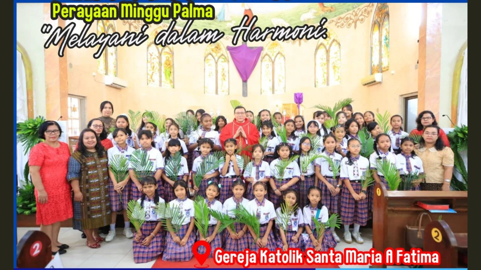 Students Choir on Palm Sunday