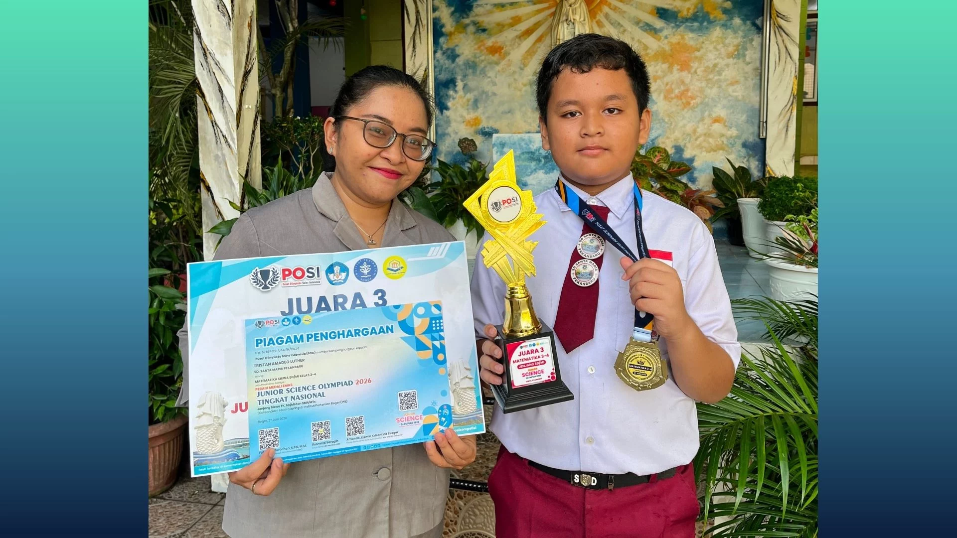 Achievement in National Junior Science Olympiad 2026